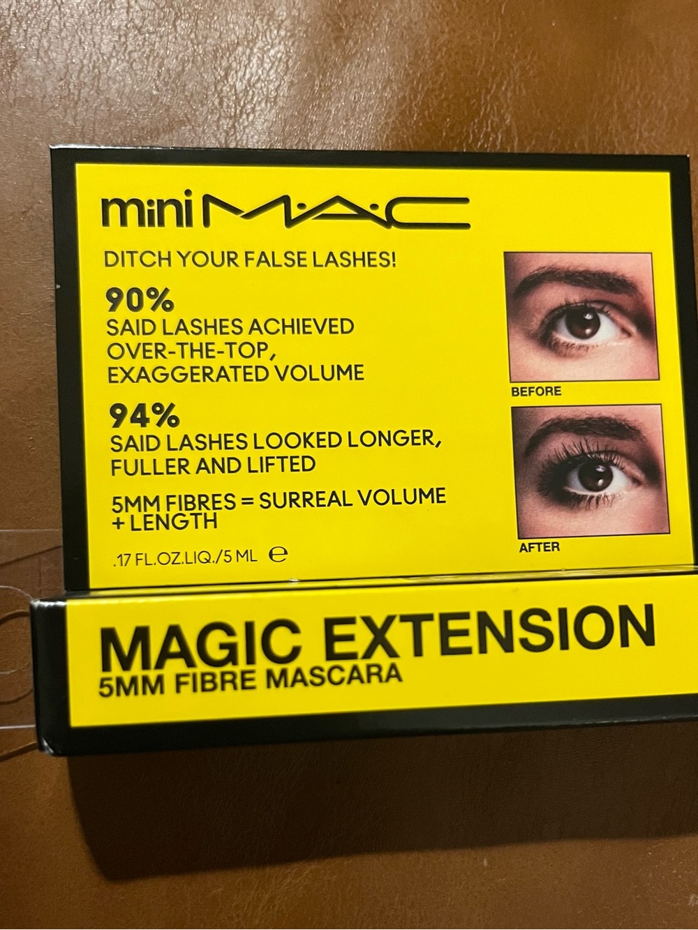 MAC Cosmetics Mini Magic Extension Fibre Mascara - Yellow & Black